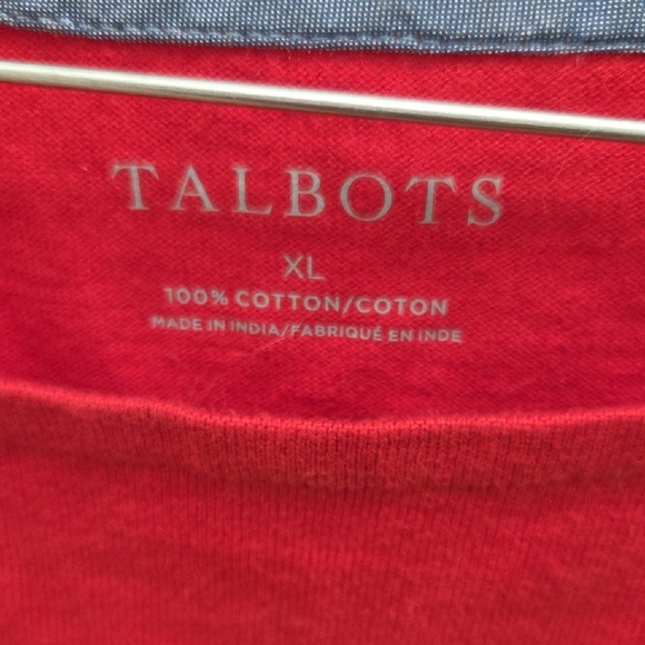 5/$25- Talbots Nautical Long Sleeve Tee- EUC - Picture 2 of 5